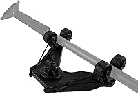 Vista 3 de YakAttack DoubleHeader con doble ParkNPole RotoGrips Soporte de poste de replanteo de kayak compensado con montaje en riel Compatible con postes