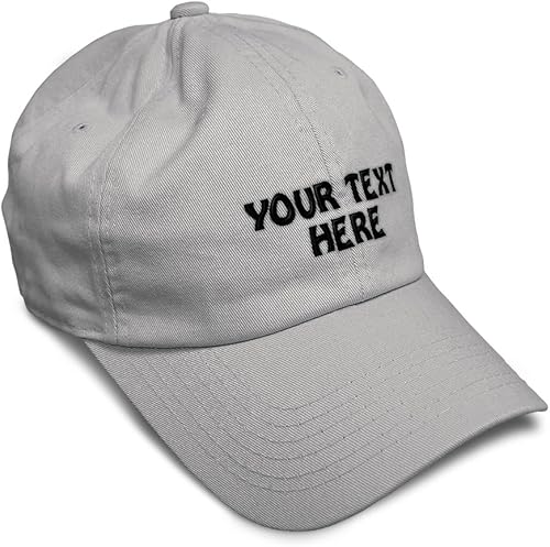 Vista 12 de Gorra de béisbol suave personalizada con texto personalizado para papá de algodón para hombres y mujeres Negro