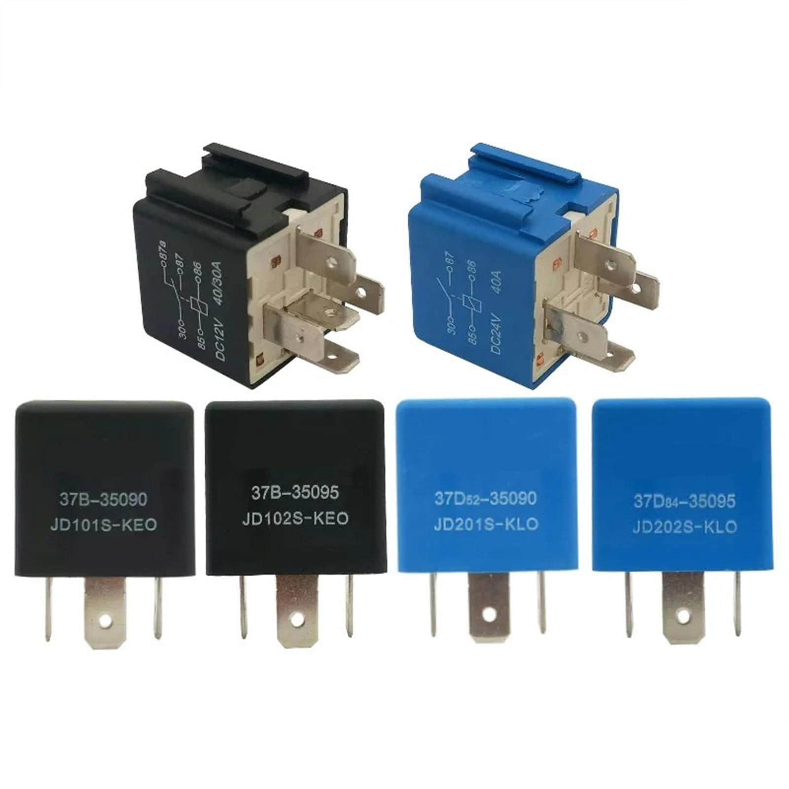 Relais 12VDC KEO 5 broches pour aménagement électrique de van et camping-car