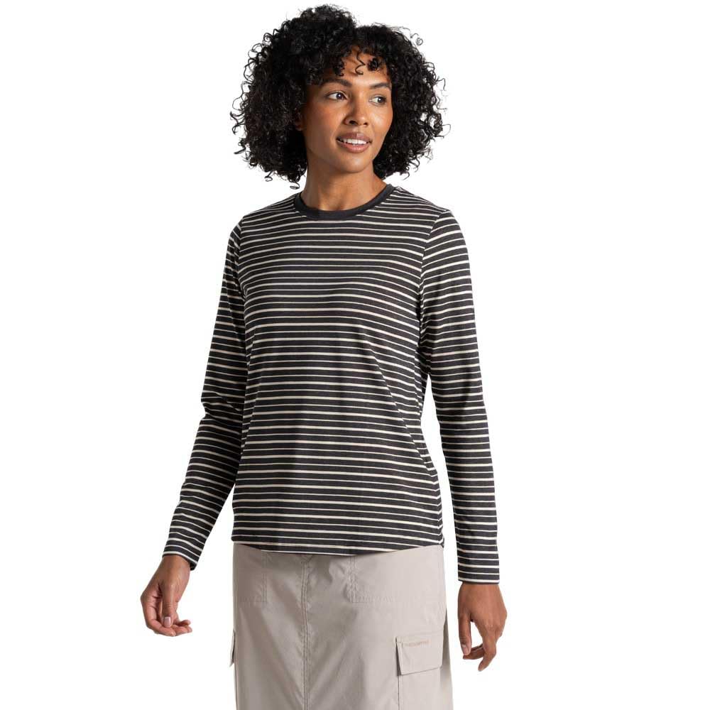 Craghoppers NosiLife Akona Insect-Repellent Long Sleeve Top - Women's - Charcoal - Size 14