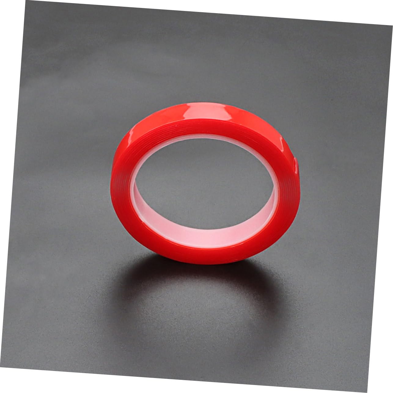 jojofuny 5 nastri a doppio lato pesante nastro biadesivo per tende nastro resistente Stesso nastro a doppio lato adesivo senza tracce acido acrilico rosso