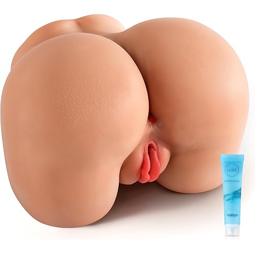 Sex Doll Pocket Pussy Adult Sex Toys for Men, 5.9LB Male Masturbator Realistic Sex Dolls Pocket Pussies Stroker Ault Toys, Lifelike Soft Butt Ass Torso with Vagina Anal Channel for Male Pleasure