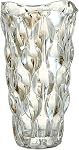 CEMABT Vases en verre pour fleurs, Épaisseur 3.4 lb Vases Morden pour Tables Centerpieces, vase pour Décor à la maison, Cristal, Couleur, Vintage et Rose claire Vases de Noël de grande taille Cadeaux d'action de grâce (Pink)
