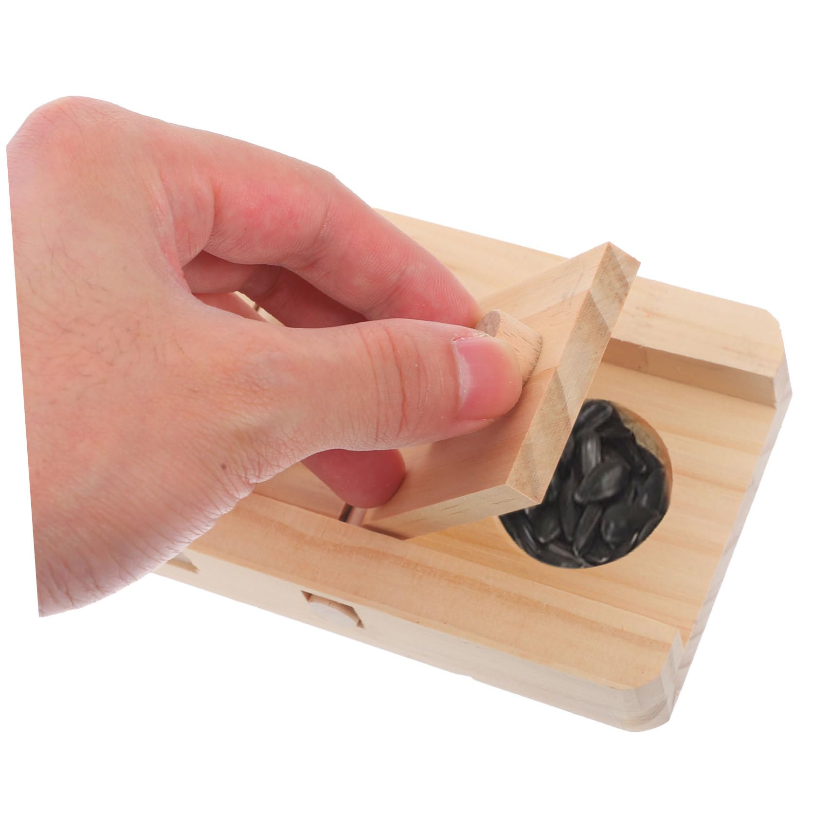 VANZACK 10pezzi Giocattoli Per Criceti Legno Gioco Di Ricerca Del Cibo Per Piccoli Animali Stimola Attività e Esplorazione Naturale Accessorio Divertente Per Criceti e Cavia