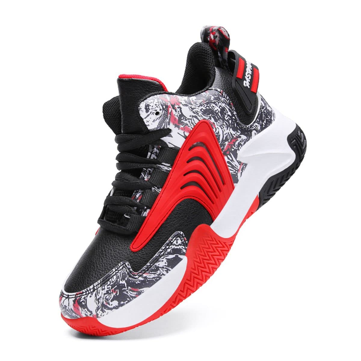 CZHIHANEG Zapatillas de Baloncesto para niños Zapatillas de Baloncesto para niños y niñas Cómodas y Transpirables,Zapatillas Deportivas Antideslizantes para niños y niñas