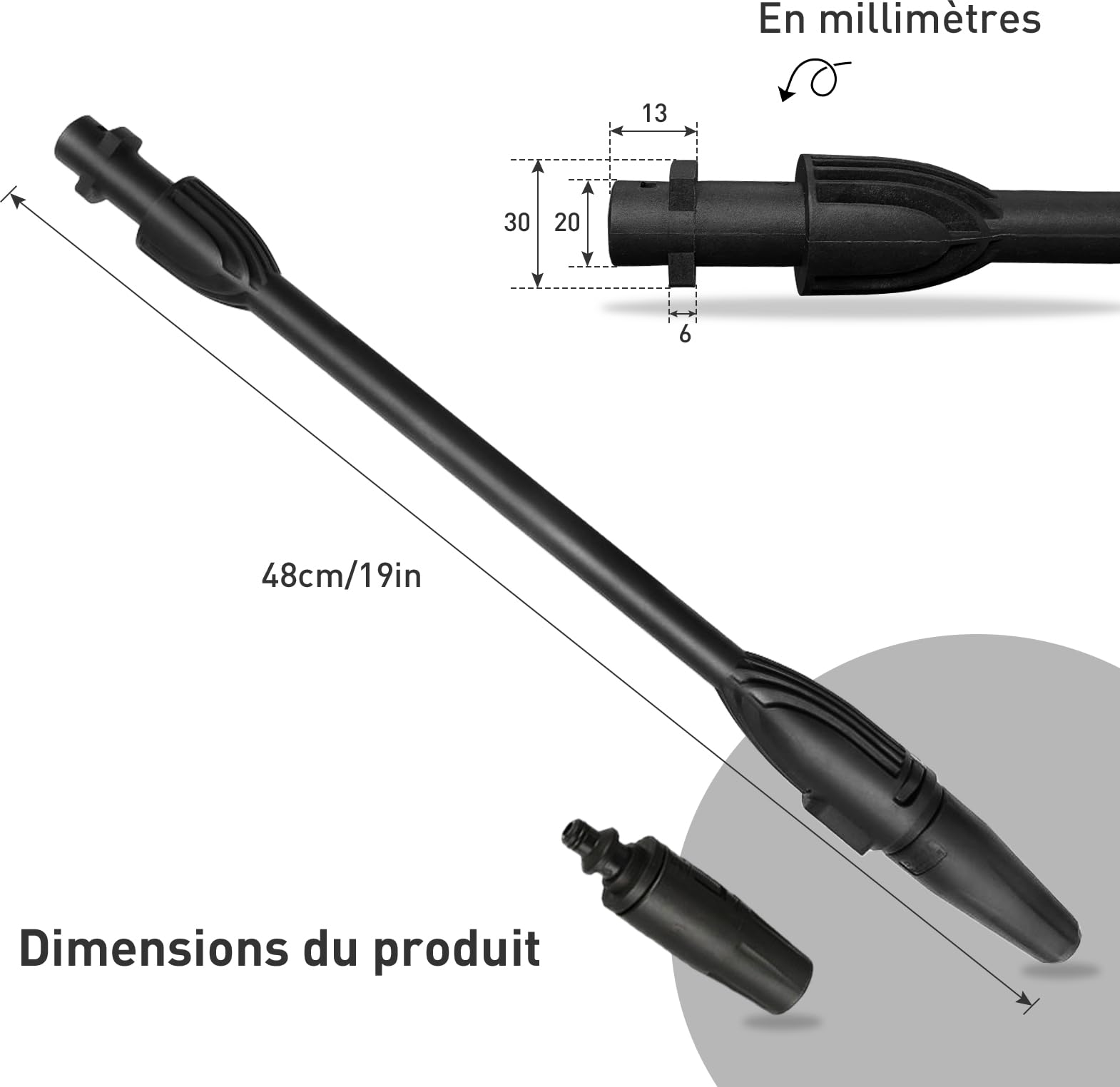Poeifjgn ] High Lança De Pulverização De Pressão Para Karcher K2 K3 K4