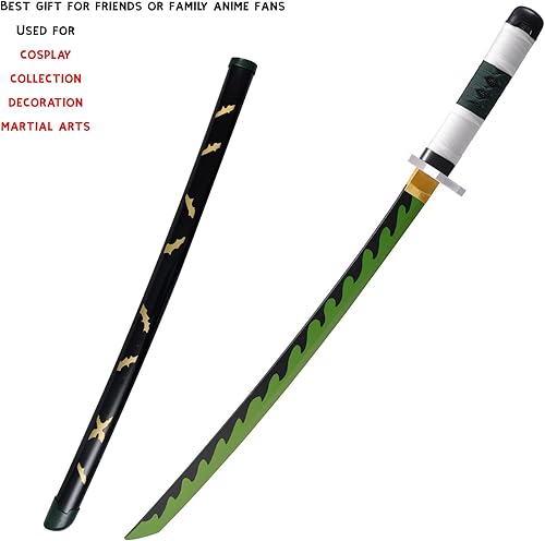 Miniatura 3 de Espada Demon Slayer de 41 pulgadas, con espada de anime de soporte, espada Zenitsu, espada Tanjirou y espada Rengoku, varios estilos disponibles