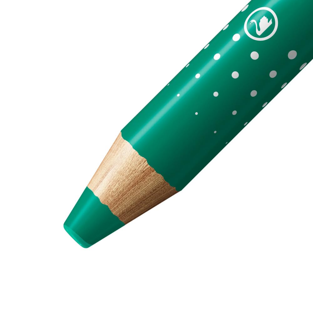 STABILO MARKdry - Whiteboard and Flipchart Marker Pencil - Pack of 5 - Green, 5 count (Pack of 1) - Image 2