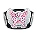 Divas Women Wrestling Championship Title Belt Replica White - Adult Size - 2mm - 52 Inches Length (Black)