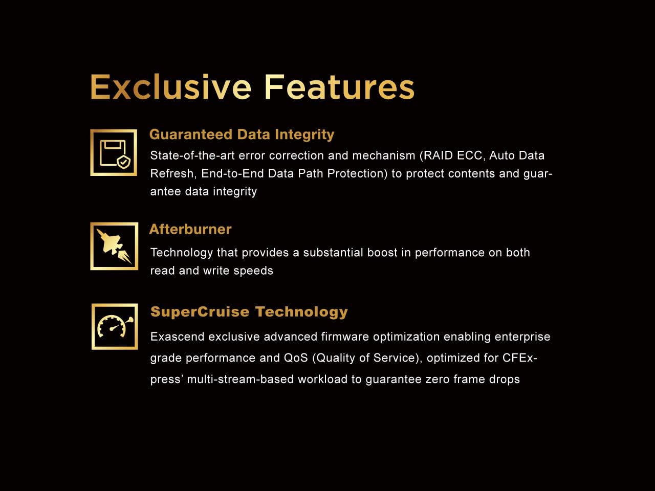 Exascend Essential 2 TB / 1 TB / 512 GB / 256 GB CFexpress Card Type B, up to 1,800MB/s, Compatible with Canon, Nikon, Panasonic and Other Cameras (1 TB)