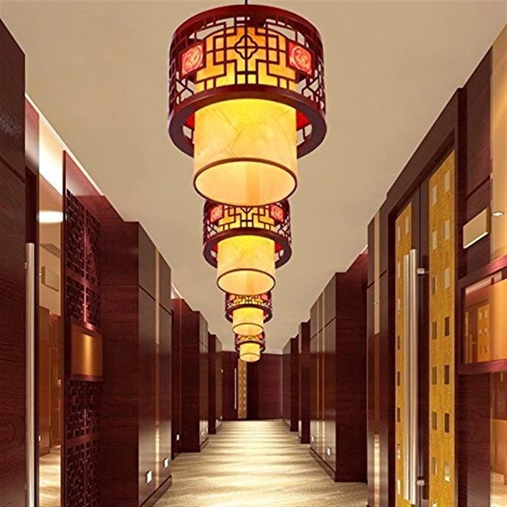 ZXHStore Chinese Style Antique Solid Wood Chandelier, Dining Room