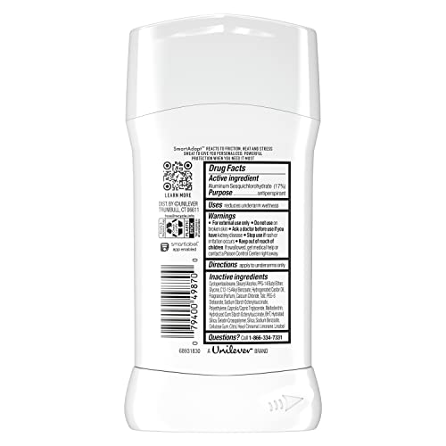 Degree Unlimited Antiperspirant Deodorant Stick Clean 2 Count Long-Lasting Sweat & Odor Protection With Antiperspirant Technology Smartadapt Tech 2.7 Oz #TOP1