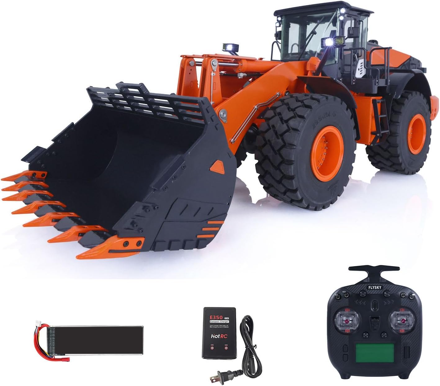 TOUCAN RC HOBBY US in Stock 1/14 RC Hydraulic Loader for JDM 198 RTR ZW370 Construction Vehicles