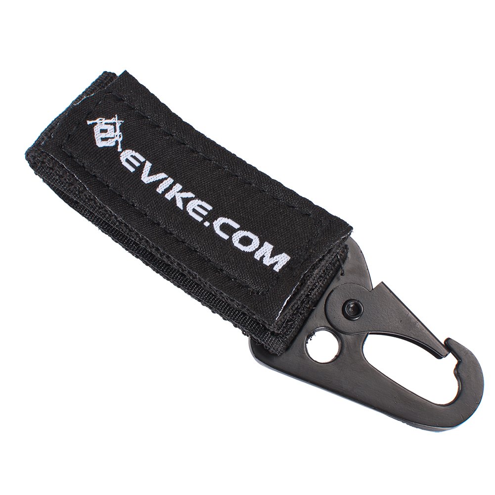 Evike - Tactical MOLLE Belt Keeper Claw Key Holder (Color: Black) - (PID: 42236)