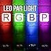 RGB LED Par Stage Lights: 90W Brightness Adjustable (30W LED Stage Light bar (RGB))