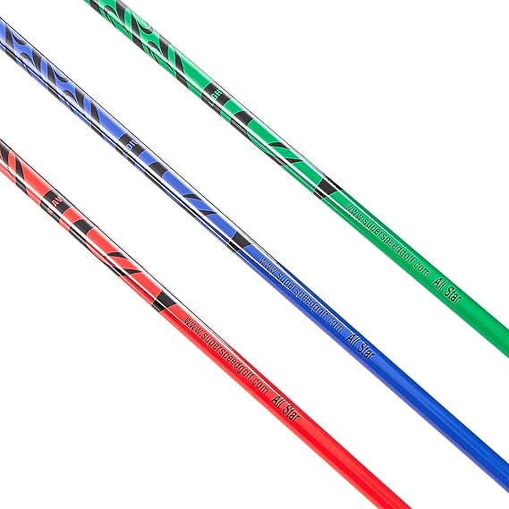 Superspeed Golf Junior Allstar (Ages 8-11) Training System 3 Piece Club Set Super Speed, Green, Blue, red (SSAS)