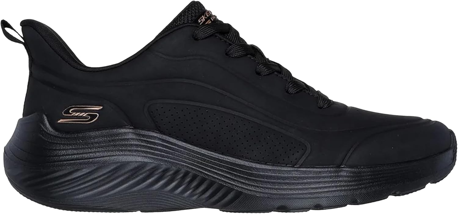 Skechers Womens/Ladies Bobs Sport Squad Waves Sneakers (6) (Blush) - Image 4