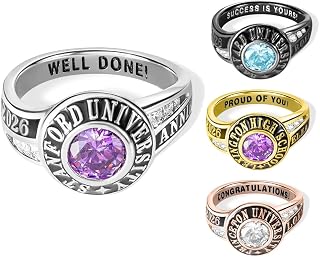 925 Sterling Silver/Brass Class Of 2026 2026 Rings