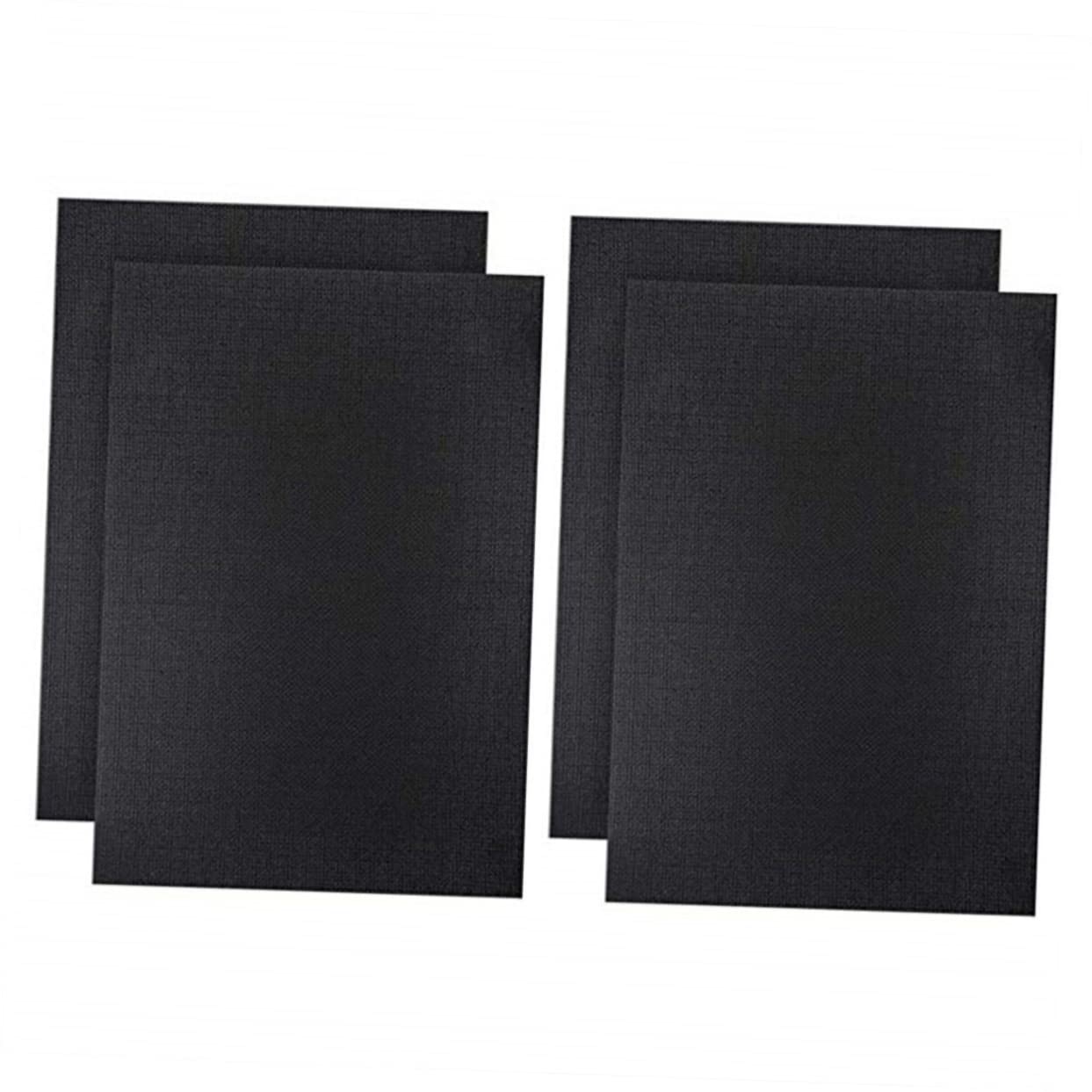 DOITOOL Embroidered Plain Cloth 11ct Cotton Fabric 30x45cm 4 Pack for Needlework DIY Crafting