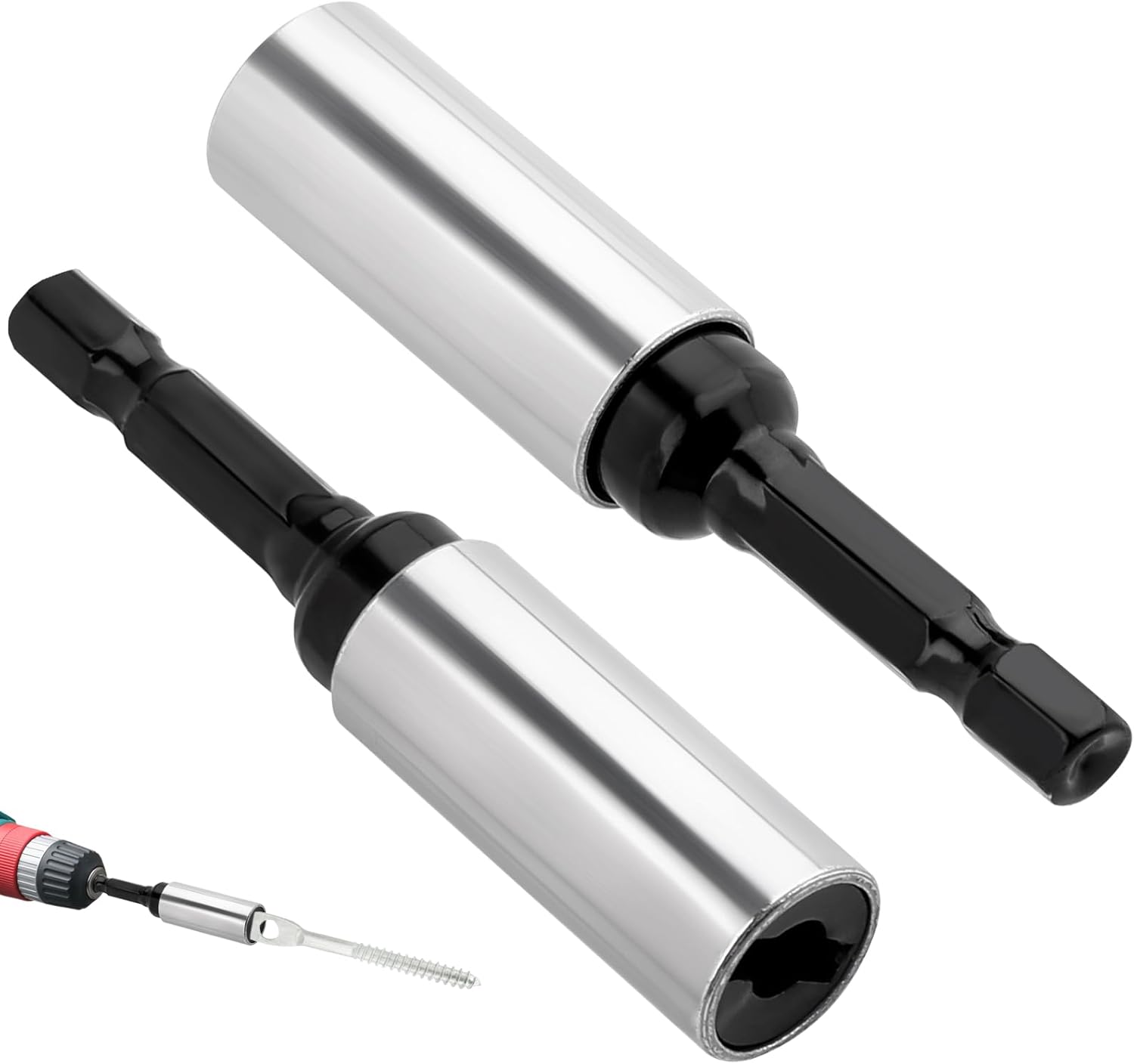 2 Pcs Eye Lag Driver,1/4 in Hex Eye Lag for Quick Dispensing (2-5/8 Inch Length) for Drywall Ceiling Hangers Install,Professional Installation Tool