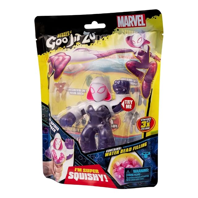 Foto 6 de 6 de BANDAI - Heroes of Goo JIT Zu Figura de Acción Ghost Spider - Marvel CO41493 Multicolor