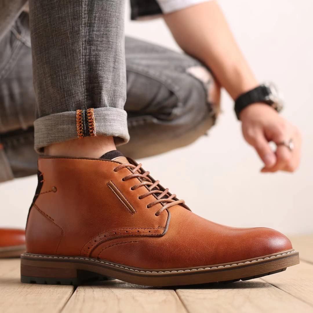 Arkbird Chukka Boots Fashion and Comfort Casual Oxfords Ankle Lace Up Boot - Image 2