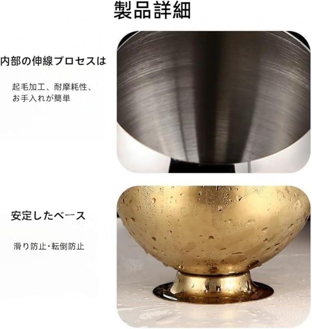 アイスペール ステンレス製 溶けない 真空断熱 大容量 アイスバケット 円形 ウイスキー・ワイン・シャンパン保冷用 KTV・バー・パ