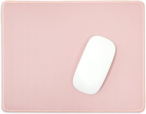 Juvale Alfombrillas para mouse para computadora de oficina, laptop, juegos (11 x 8.7 pulgadas, oro rosa, paquete de 4)