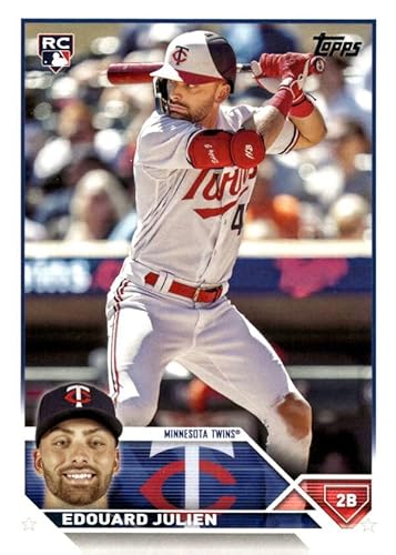 2023 Topps Update #US222 Edouard Julien RC Rookie Minnesota Twins MLB Baseball Trading Card
