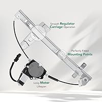 Vista 4 de YHTAUTO Elevalunas eléctrico delantero del lado del conductor con conjunto de motor de 2 pines compatible con Jeep WJ Series Grand Cherokee