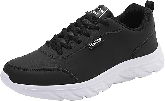 Momolaa Mens Shoes Large Size Casual Leather Laace Up Casual Fashion Simple Shoes Running Mens Sneakers under 50