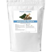 Smart & Simple Spirulina Pellets for Horses | Immune Support, Respiratory Supplement for Horses | Convenient and Tasty Apple Banana Flavor | 56 Servings | 3.7 lb Bag
