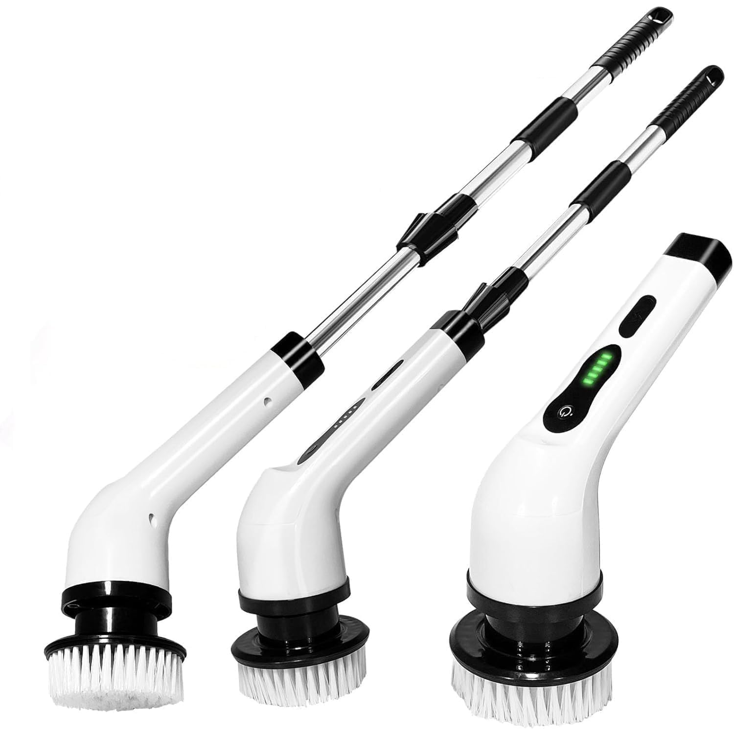 Electric Spin Scrubber Cordless Cleaning Brush with Multile Brush Heads Rechargeable Power Scrubber for Bathroom, Kitchen, Floor Tiles, Bathtub, Sink Grout Glass Wall & Home Cleaning-image-7