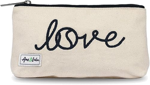 Ame & Lulu Estuche cosmético Brush It Off, Amor cosido