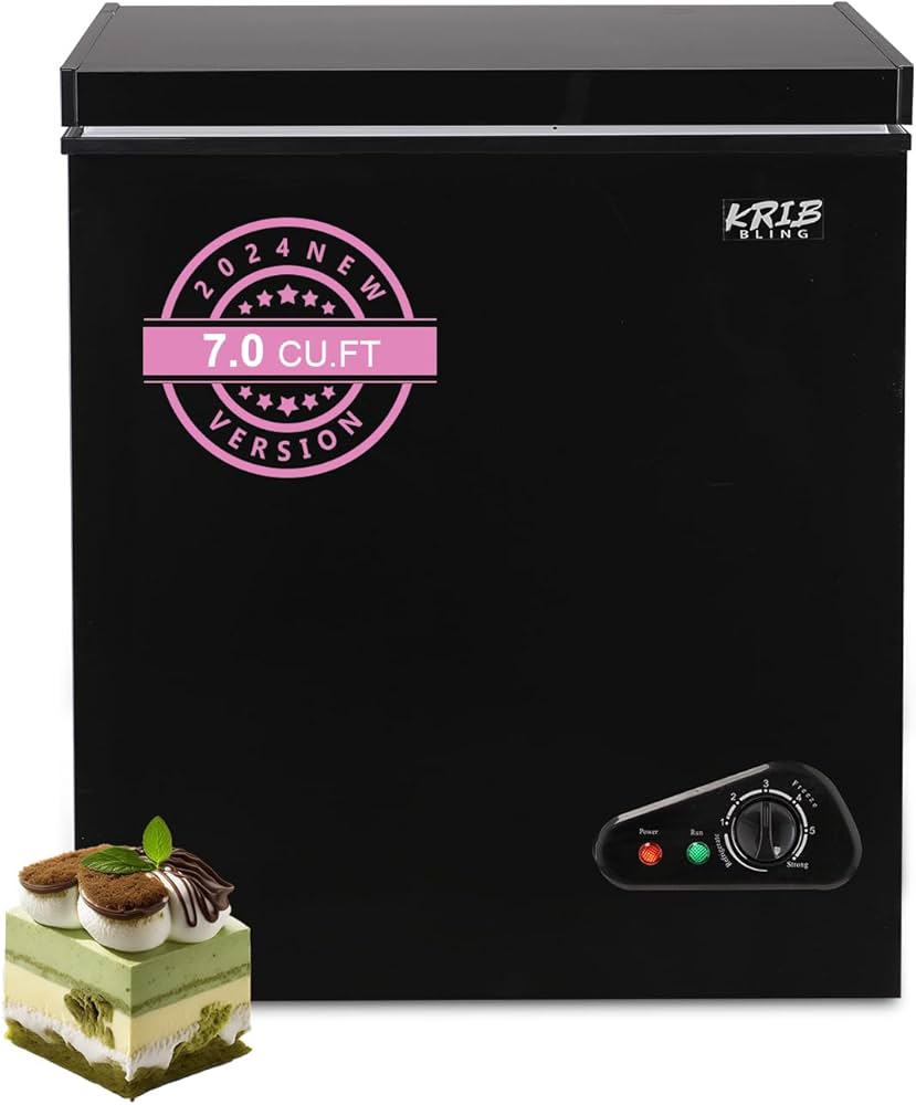 Amazon.com: KRIB BLING Chest Freezer Adjustable Thermostat Compact