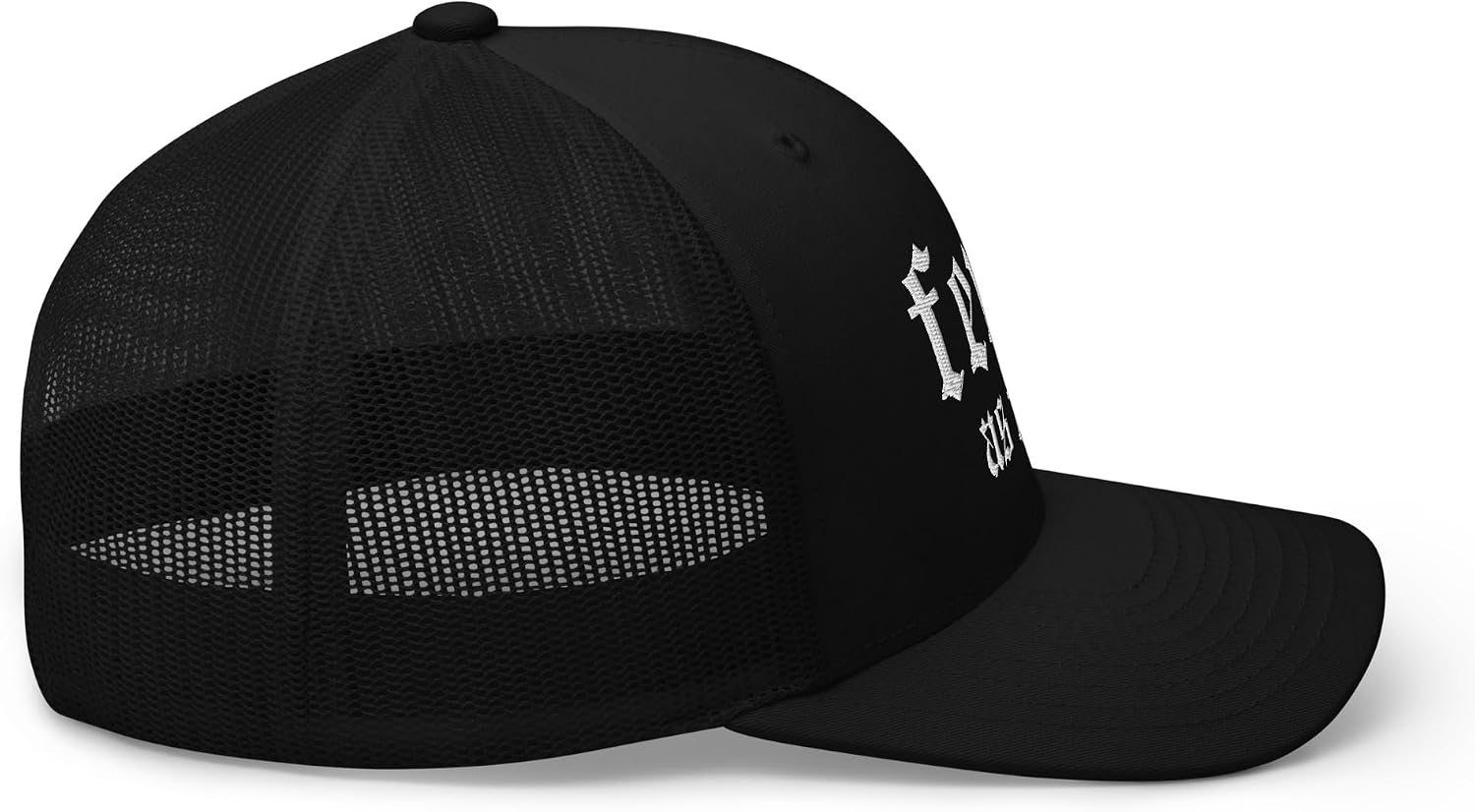 NX Feral As Fuck Embroidered Trucker Hat Curved Bill Mid Crown Adjustable Cap