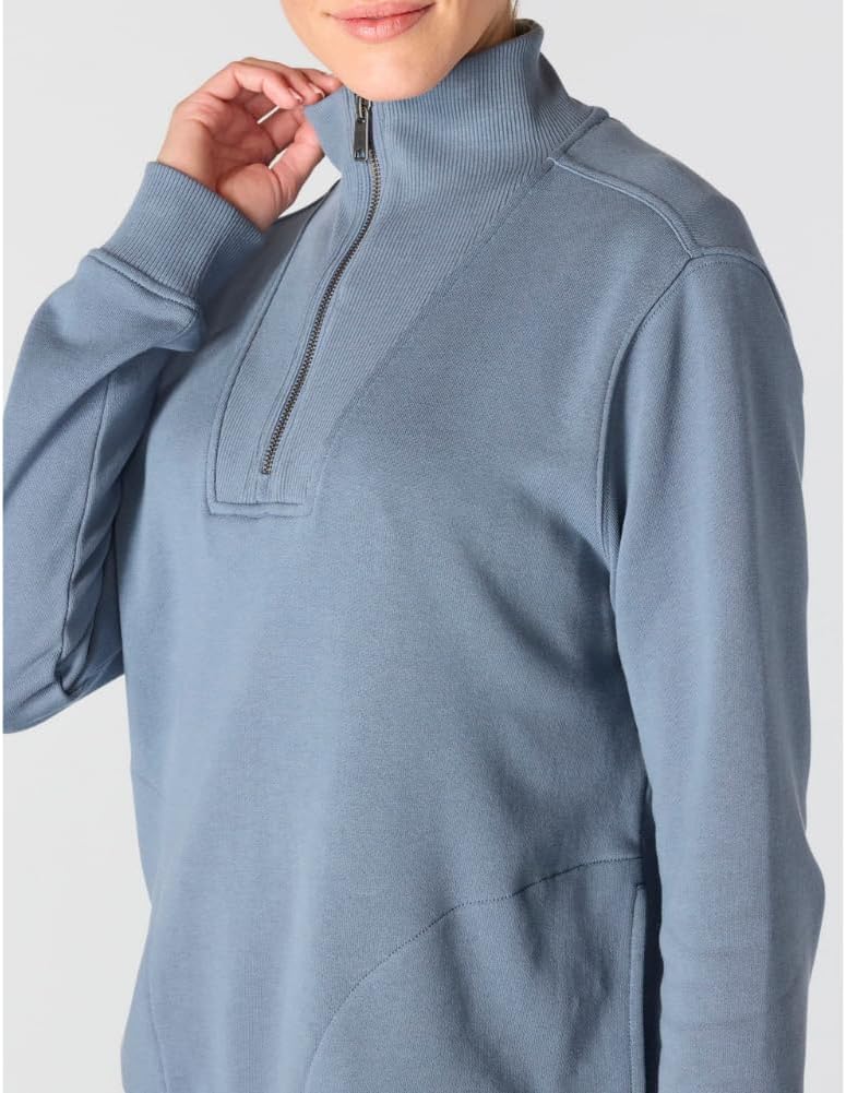 Carhartt Women's TENCEL Fiber Series Relaxed Fit Half-Zip Sweatshirt - Image 4