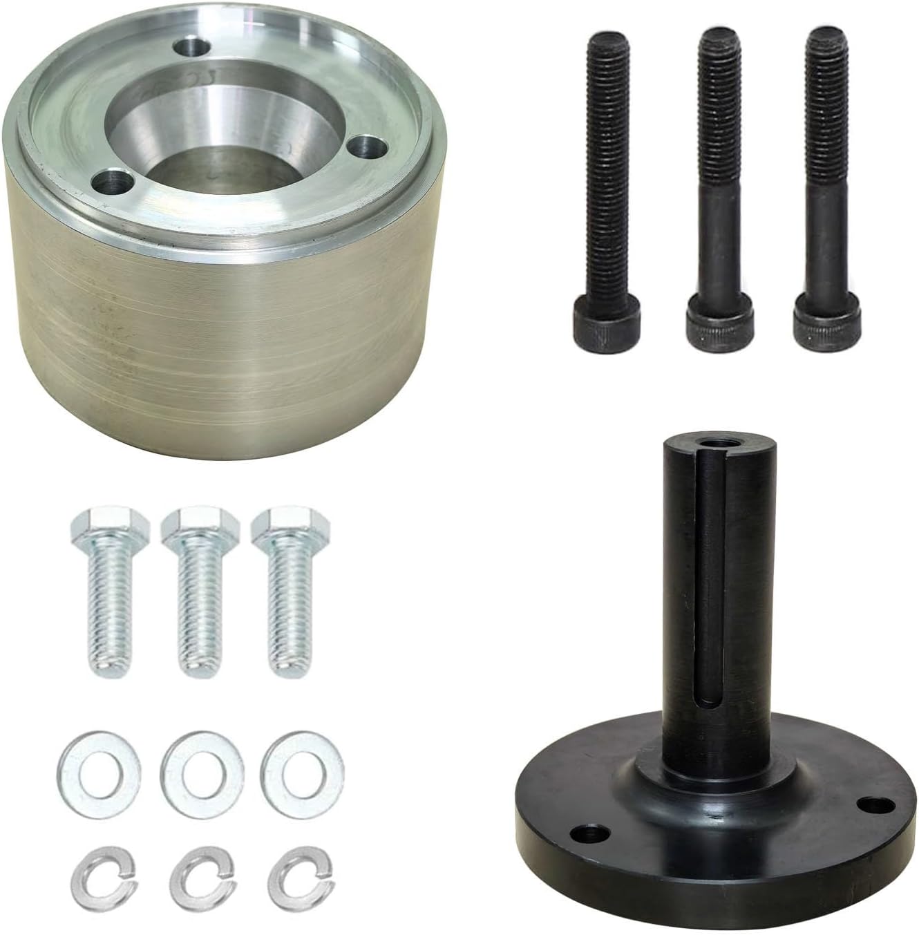 Universal PTO Drive Kit & Flywheel Adapter Compatible with Predator 670 V-Twin Engines –Lawn Mower Direct Replacement Parts, Easy Plug & Play Installation