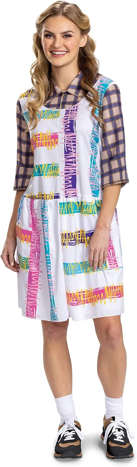 Disguise womens Eleven Costume, Official Adult Stranger Things Halloween Costume Outfit