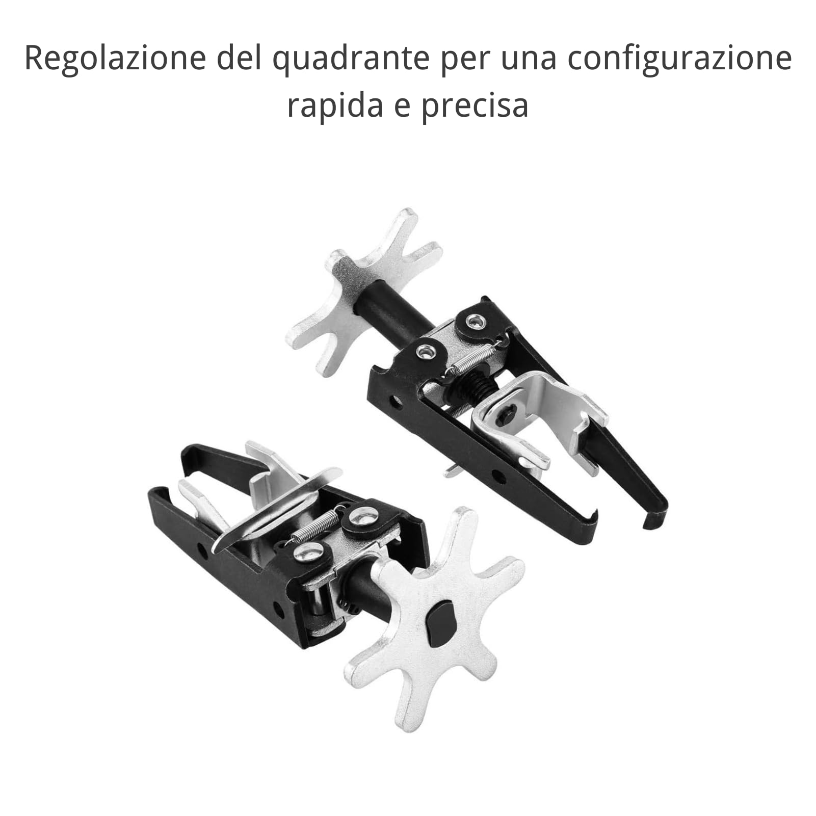 DEWIN Compressore Universale a Molla in Testa,Compressore Molle Valvole Strumento Regolabile per Molle di Valvole con valvola a Sfera Attrezzo per Riparazione Auto