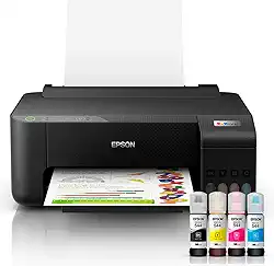 Impressora Epson EcoTank L1250 - Tanque de Tinta Colorida, Wi-Fi Direct, Comando de voz, Bivolt, Cor: Preto