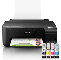 Impressora Epson EcoTank L1250 - Tanque de Tinta Colorida, Wi-Fi Direct, Comando de voz, Bivolt, Cor: Preto