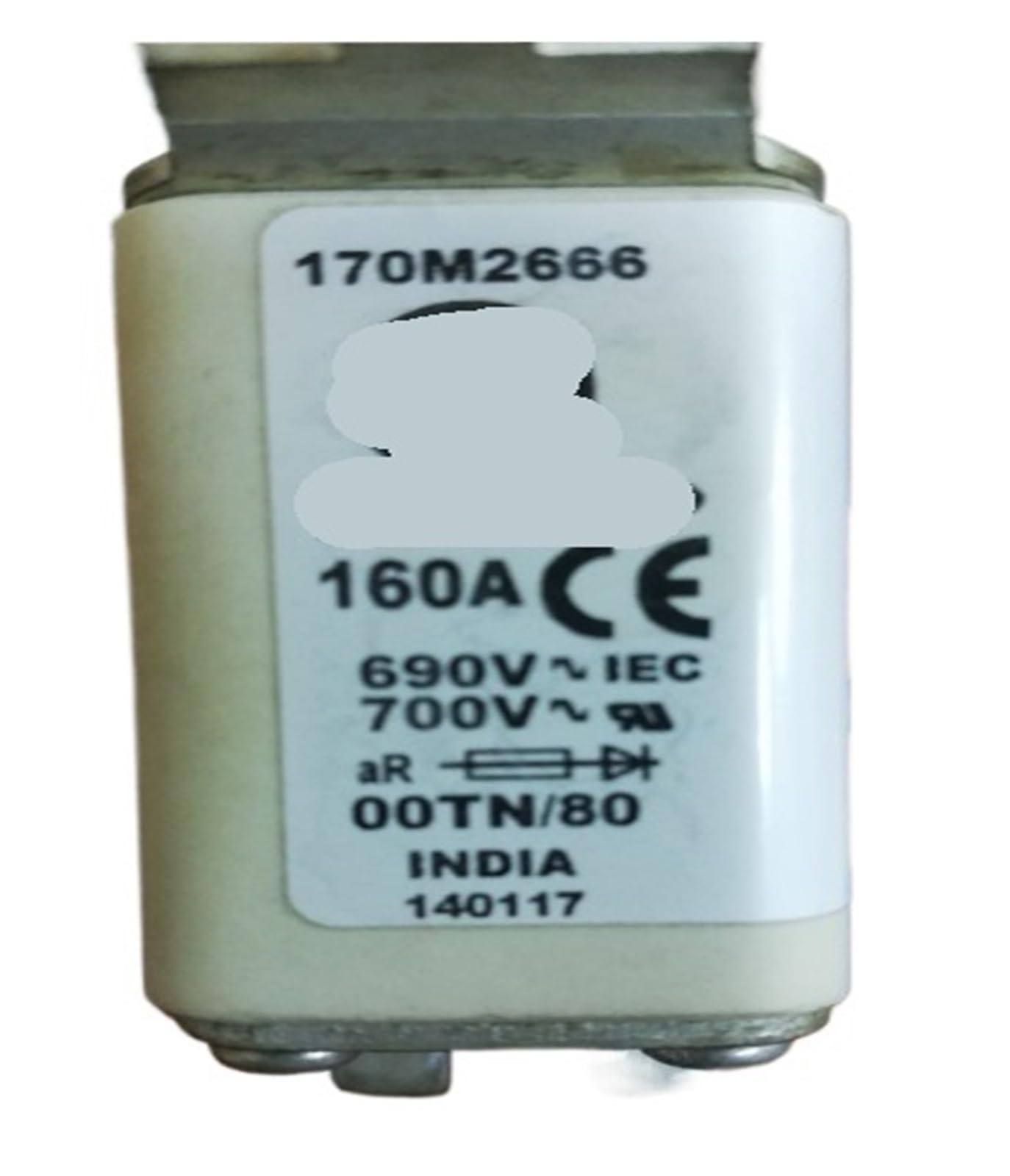 Fusible 170M2666 pour protection de convertisseur de puissance