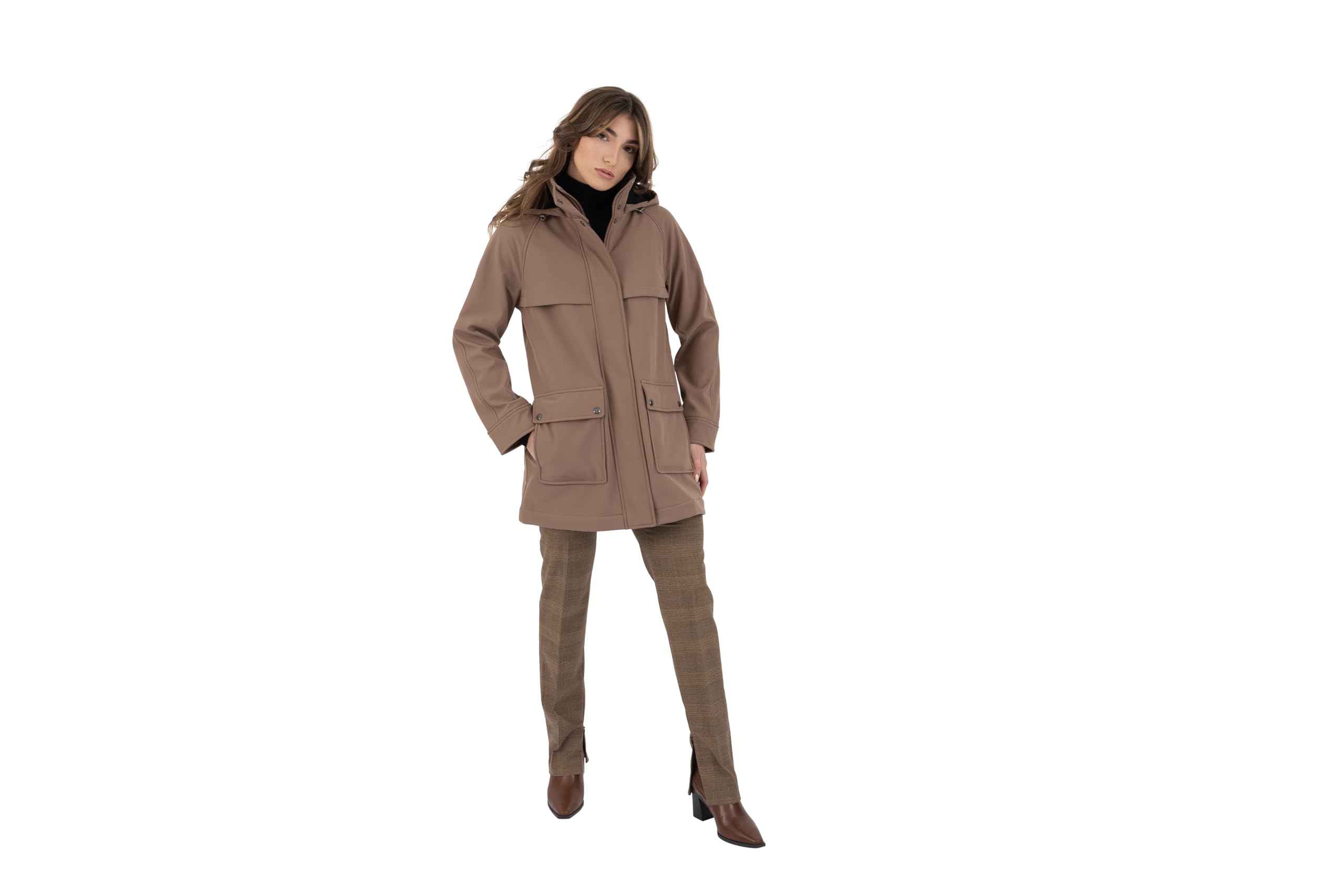 Nine West Damen Softshell Jkt With Hood Jacke (1er Pack)