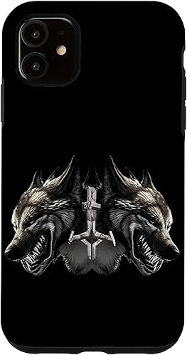 Miniatura 10 de Funda para iPhone 1212 Pro Fenrir The Viking Wolf Cross