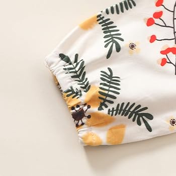 i-Auto Time Newborn Infant Baby Girl Clothes Bow Floral Ruffle