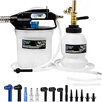 Kit Sangrador de Freio a Vácuo SMOTIVEPRO, 2L, Pneumático, com Adaptadores e Garrafa de Recarga 1L