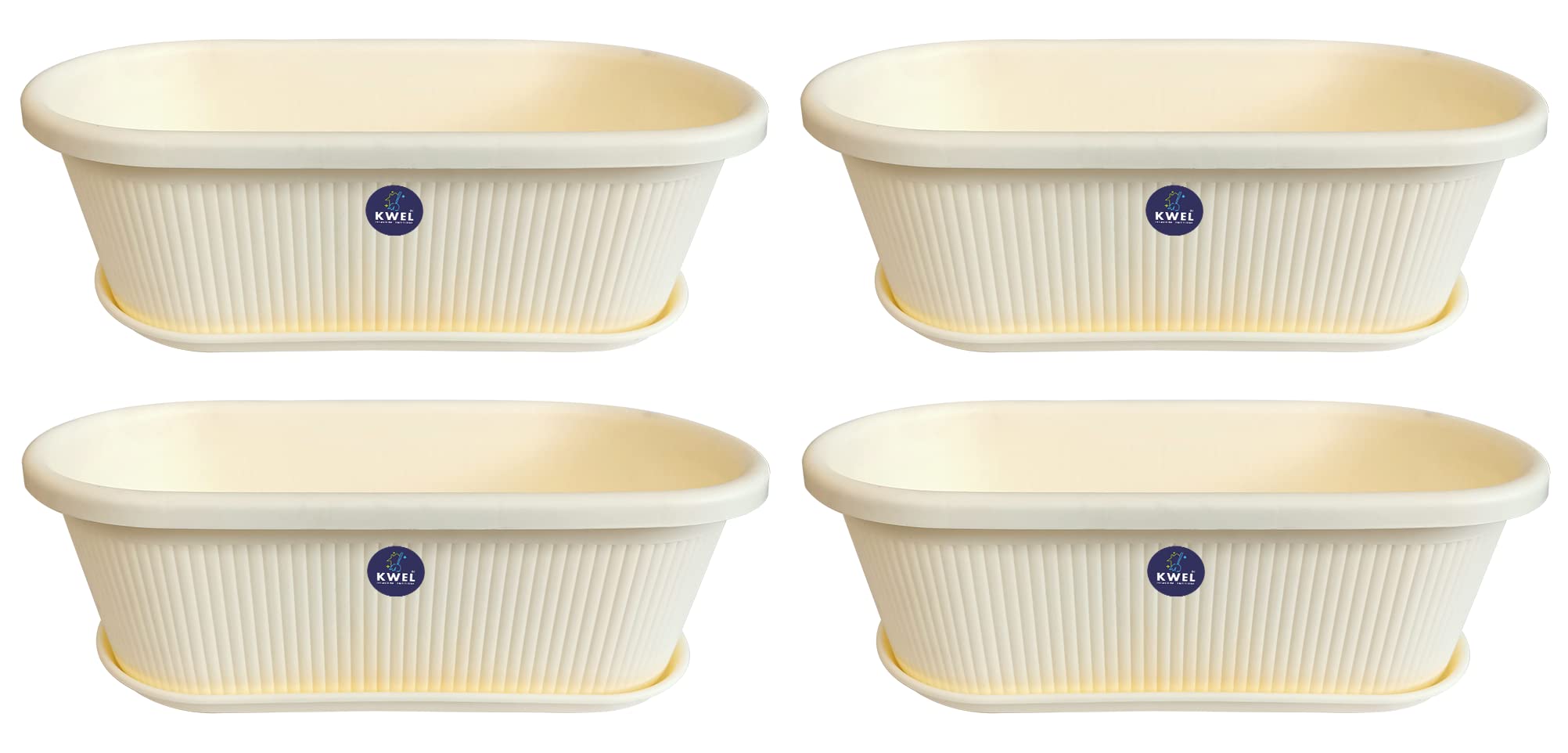 See full amazon price history chart for KWEL Regalia Vergin Plastic Planter Pot with Tray Small Size (Milky) Pack of 4 KWEL Regalia Vergin Plastic Planter Pot with Tray Small Size (Milky) Pack of 4 (B0B7BN8NF7) Amazon Price History, Amazon Price Tracker