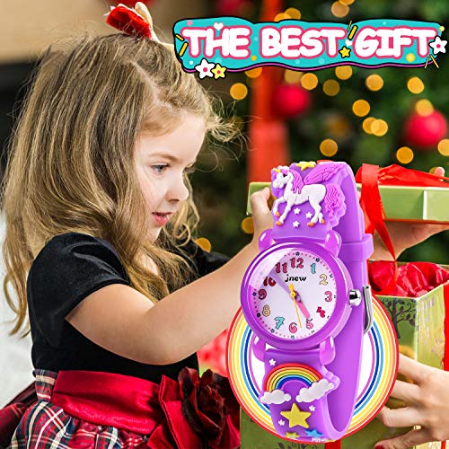 Vapcuff Unicorn Gifts For Girls Age 2-5, Toddler Watch Girl Toys For Toddler Watch Gift For 3 4 5 6 7 8 Year Old Girl - Dark Purple #TOP6