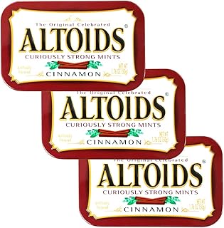 Altoids Wrigleys Mints Cinnamon, 1.76 Ounce (Pack of 3)